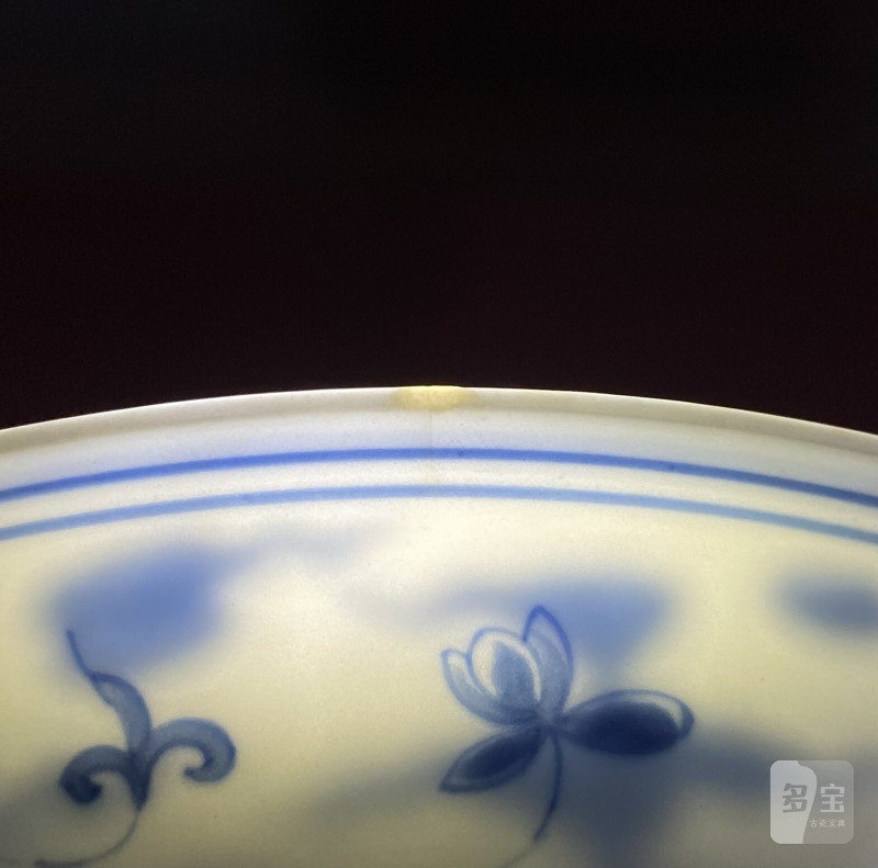 清康熙 青花云凤纹盘 - 图18